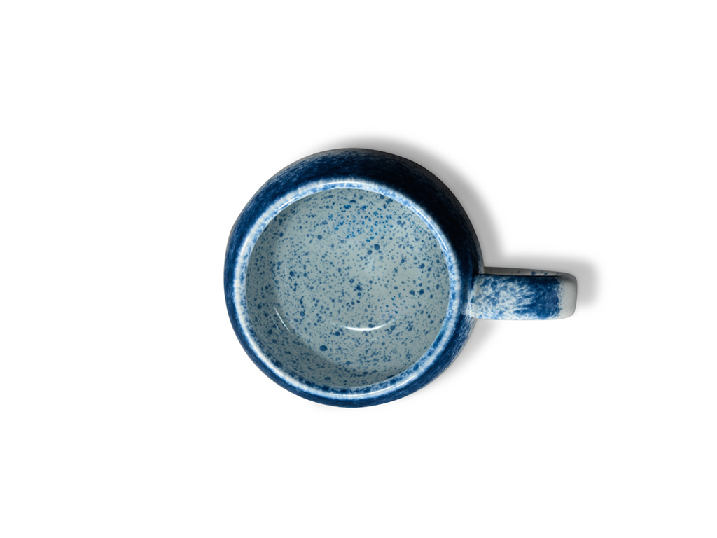 PORCELAN SKODELICA RUSTIC INDIGO BELA 500 ml